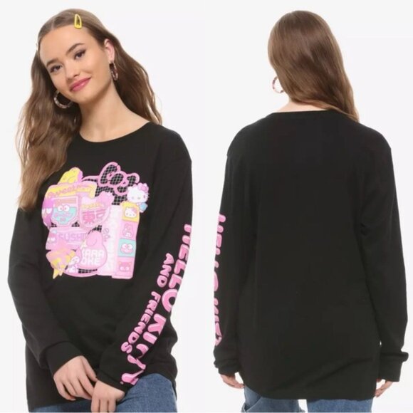 Box Lunch | Hello Kitty & Friends Sweet Treats Long Sleeve T-Shirt | Size Small - Picture 1 of 8